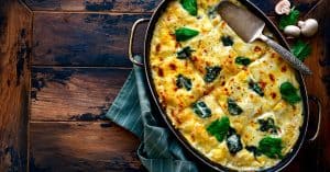 Receita de lasanha de frango simples e gostosa